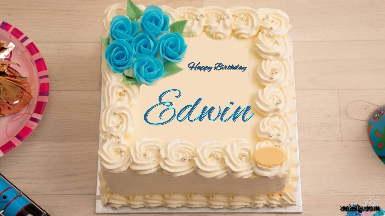 Happy Birthday Edwin Cakes Instant Free Download Cakeiy Com