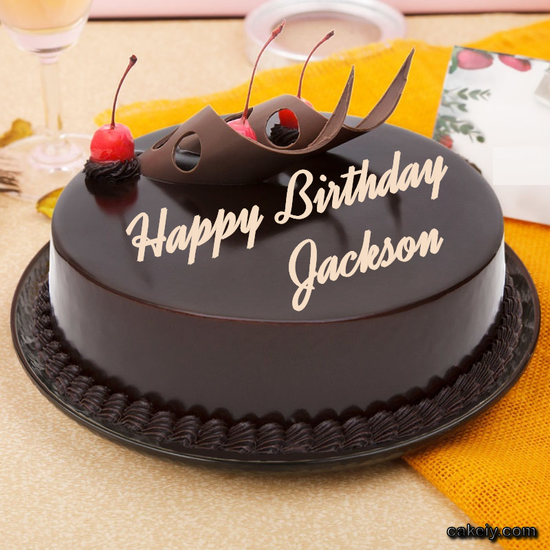 Black Chocolate with Cherry for Jackson