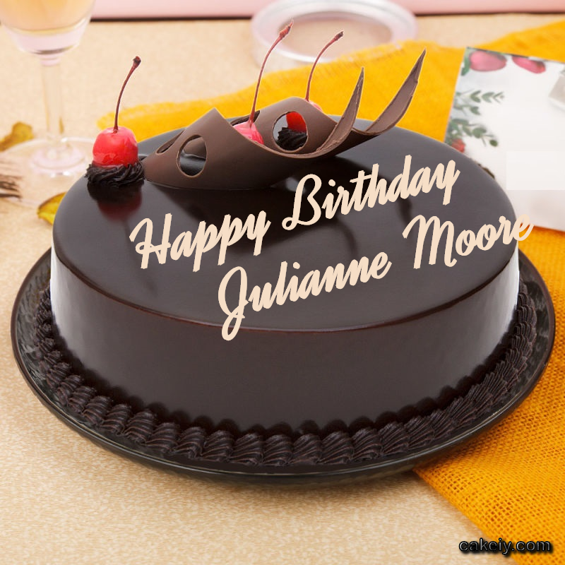 Black Chocolate with Cherry for Julianne Moore