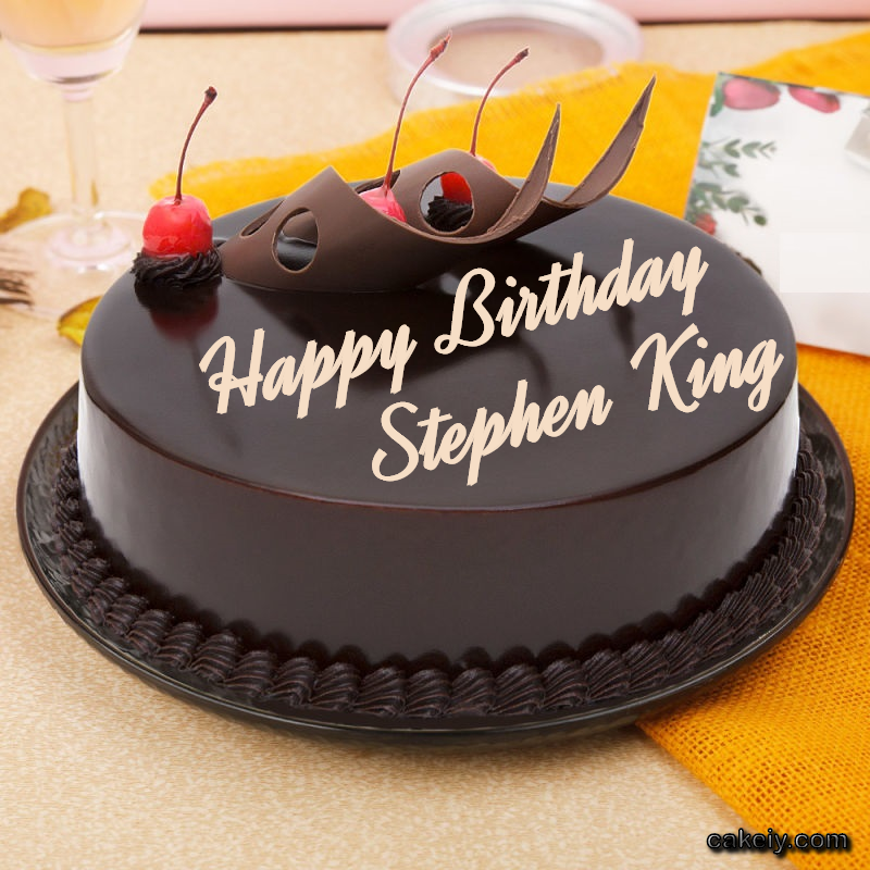Black Chocolate with Cherry for Stephen King