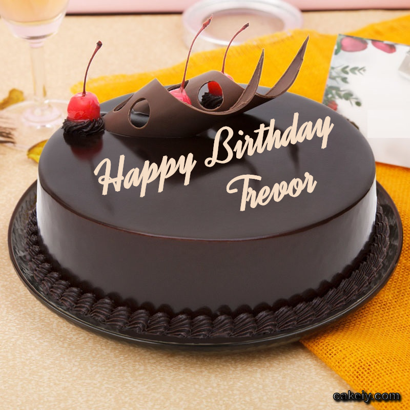 Happy Birthday Trevor Cakes Instant Free Download Cakeiy Com