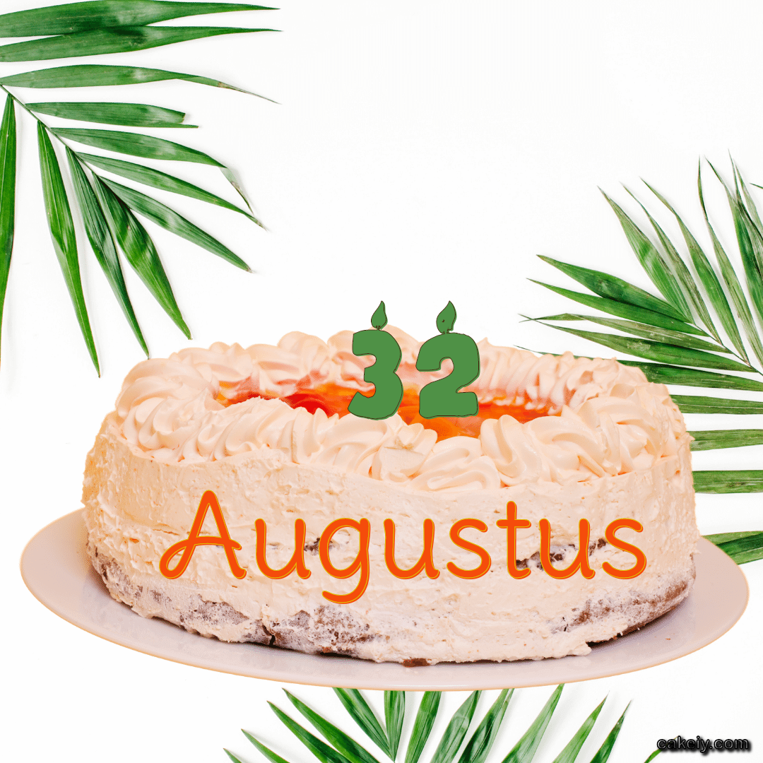 Butter Nature Theme Cake for Augustus