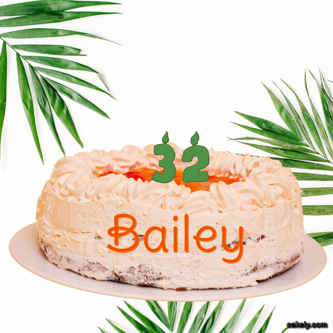 Butter Nature Theme Cake for Bailey