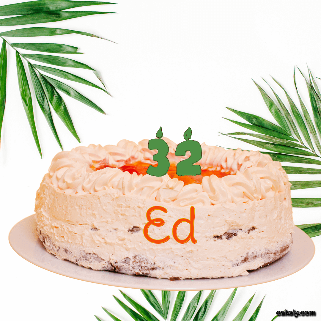Butter Nature Theme Cake for Ed