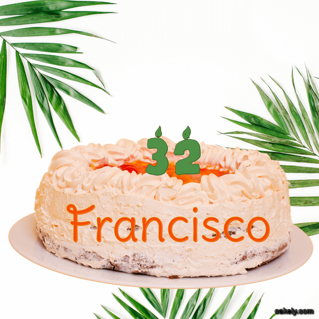 Butter Nature Theme Cake for Francisco