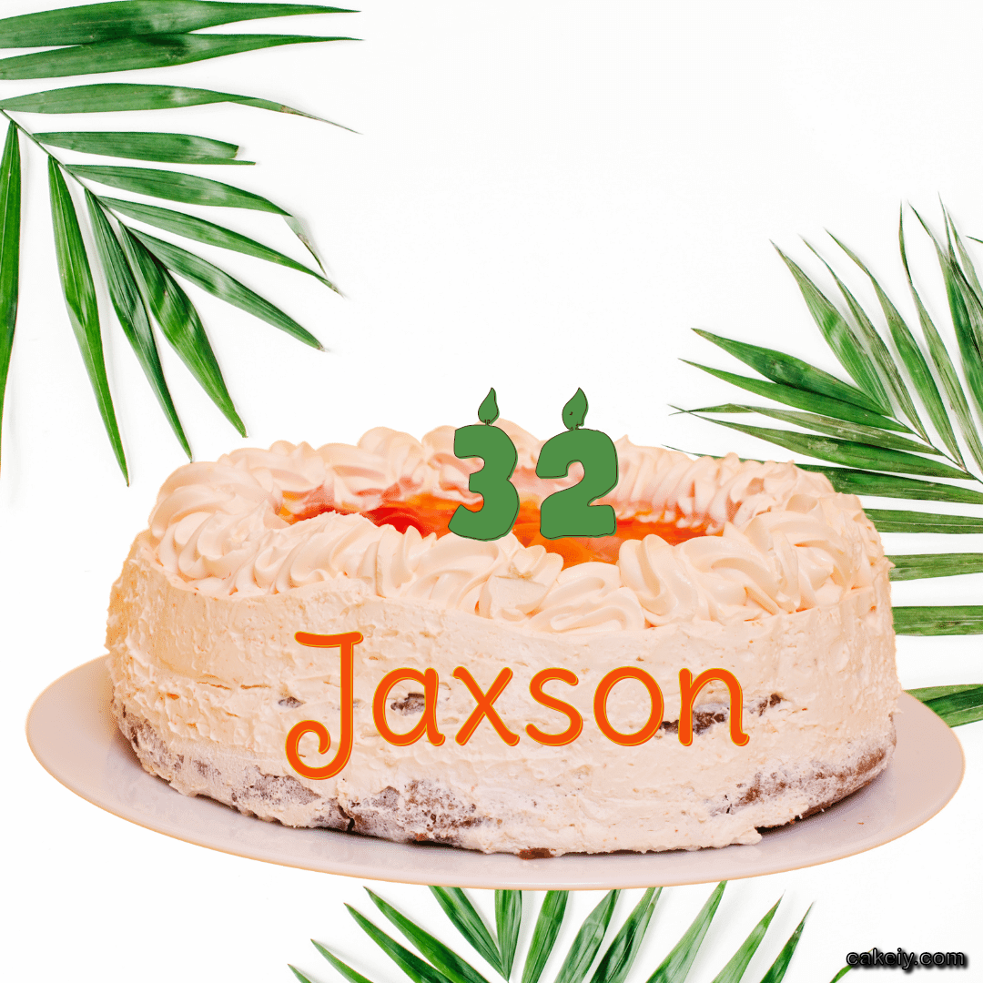 Butter Nature Theme Cake for Jaxson