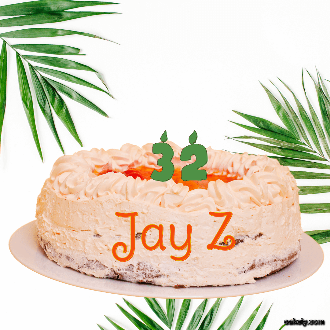 Butter Nature Theme Cake for Jay Z