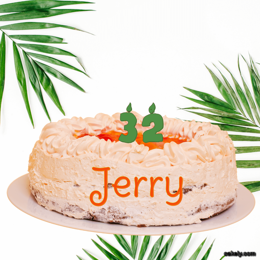 Butter Nature Theme Cake for Jerry