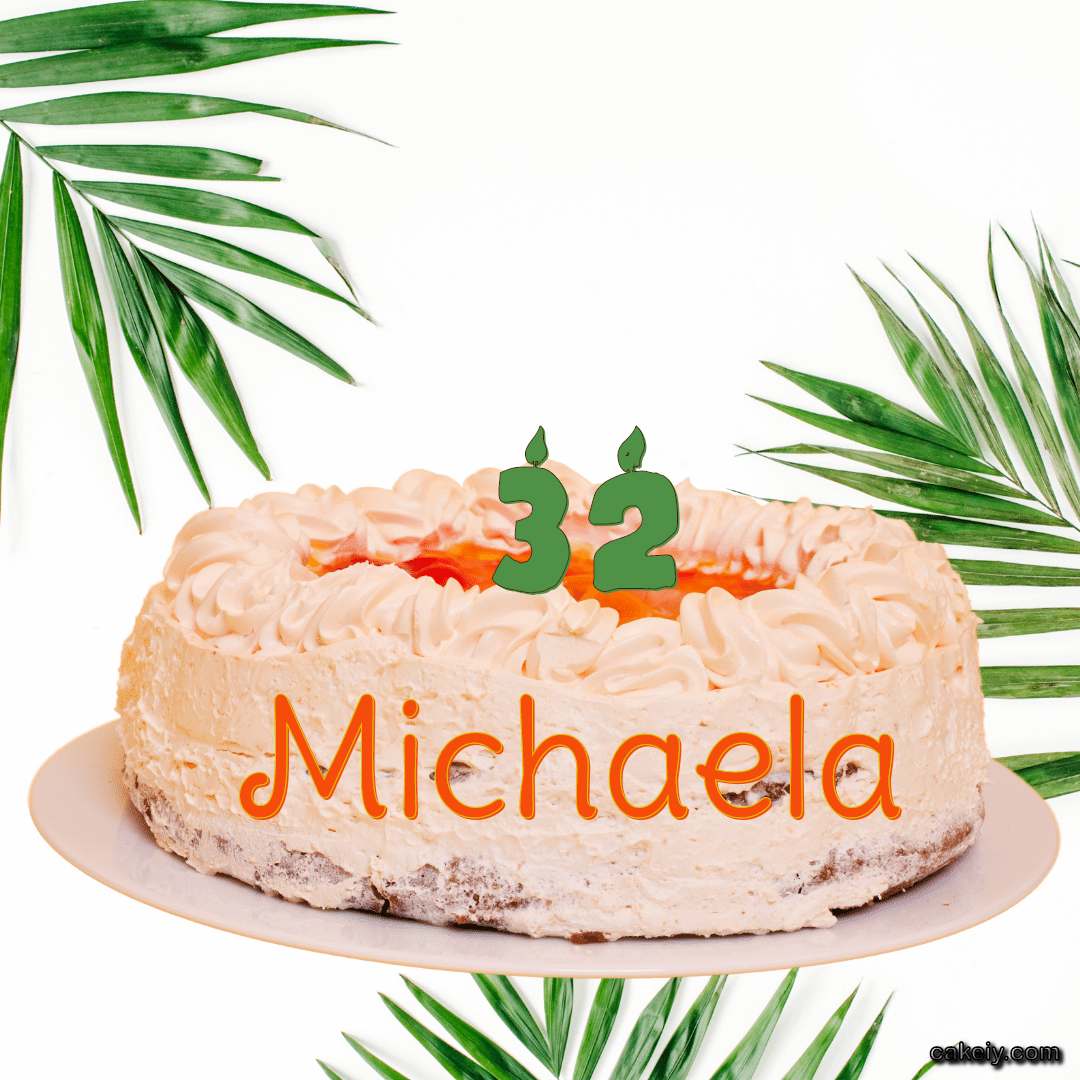 Butter Nature Theme Cake for Michaela
