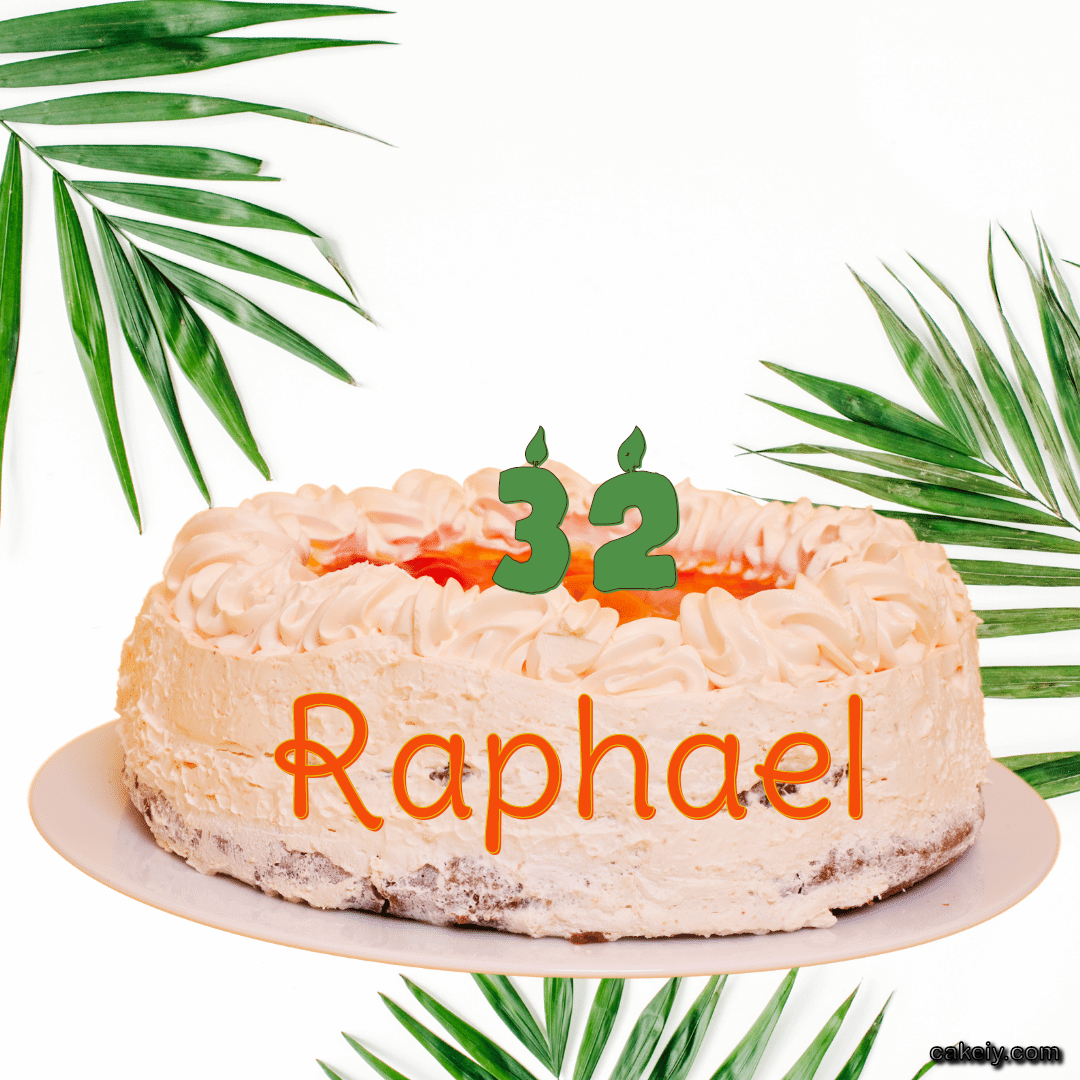 Butter Nature Theme Cake for Raphael