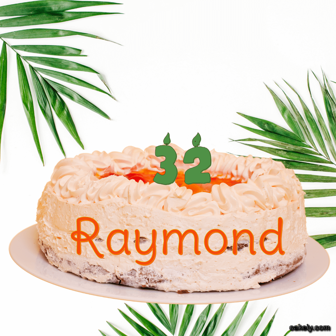Butter Nature Theme Cake for Raymond
