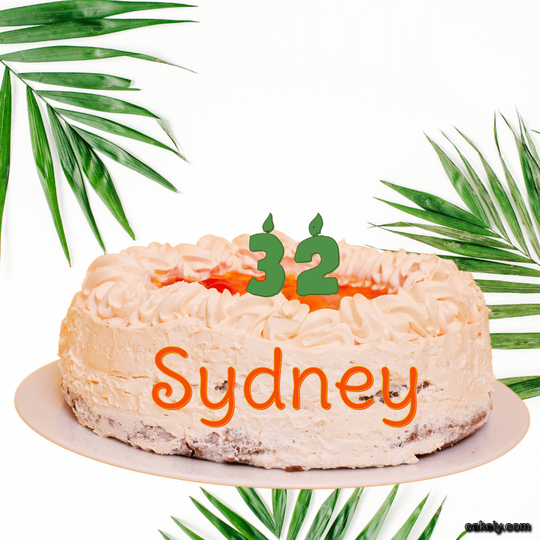 Butter Nature Theme Cake for Sydney