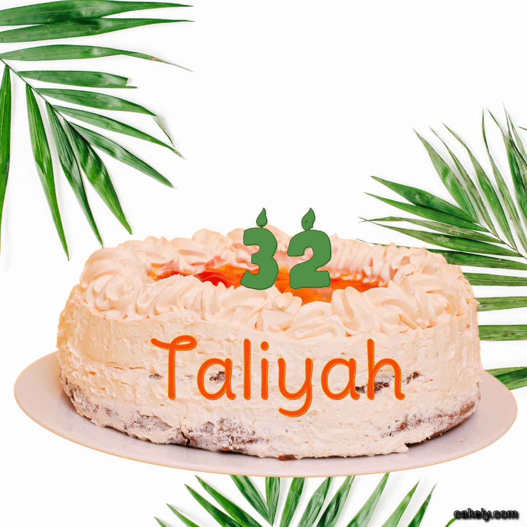 Butter Nature Theme Cake for Taliyah