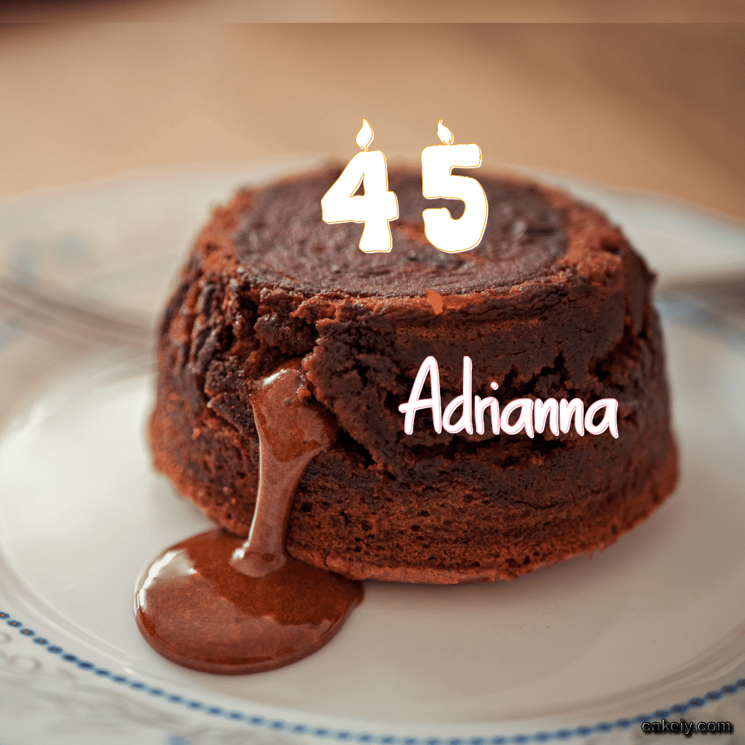 Choco Lava Cake for Adrianna
