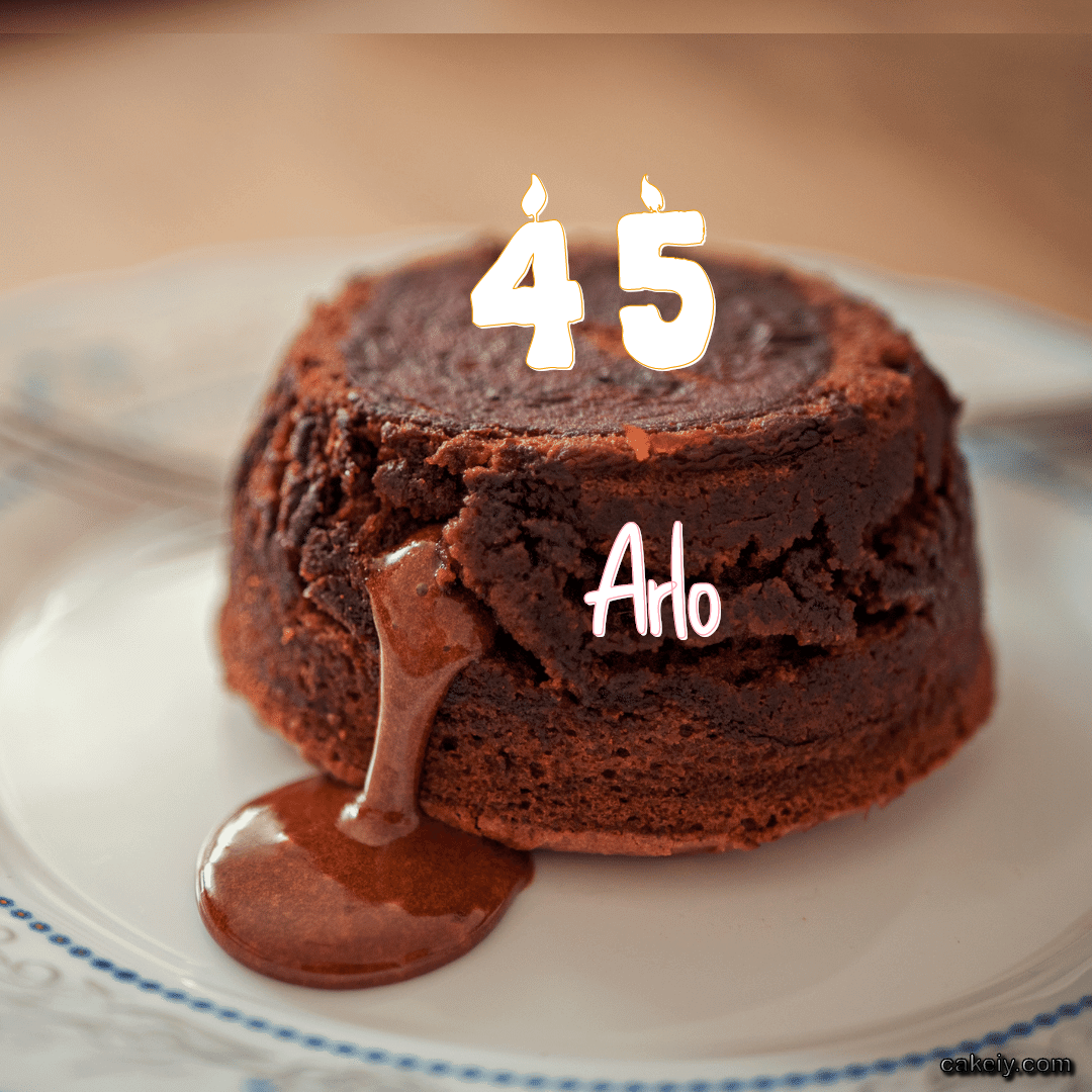 Choco Lava Cake for Arlo