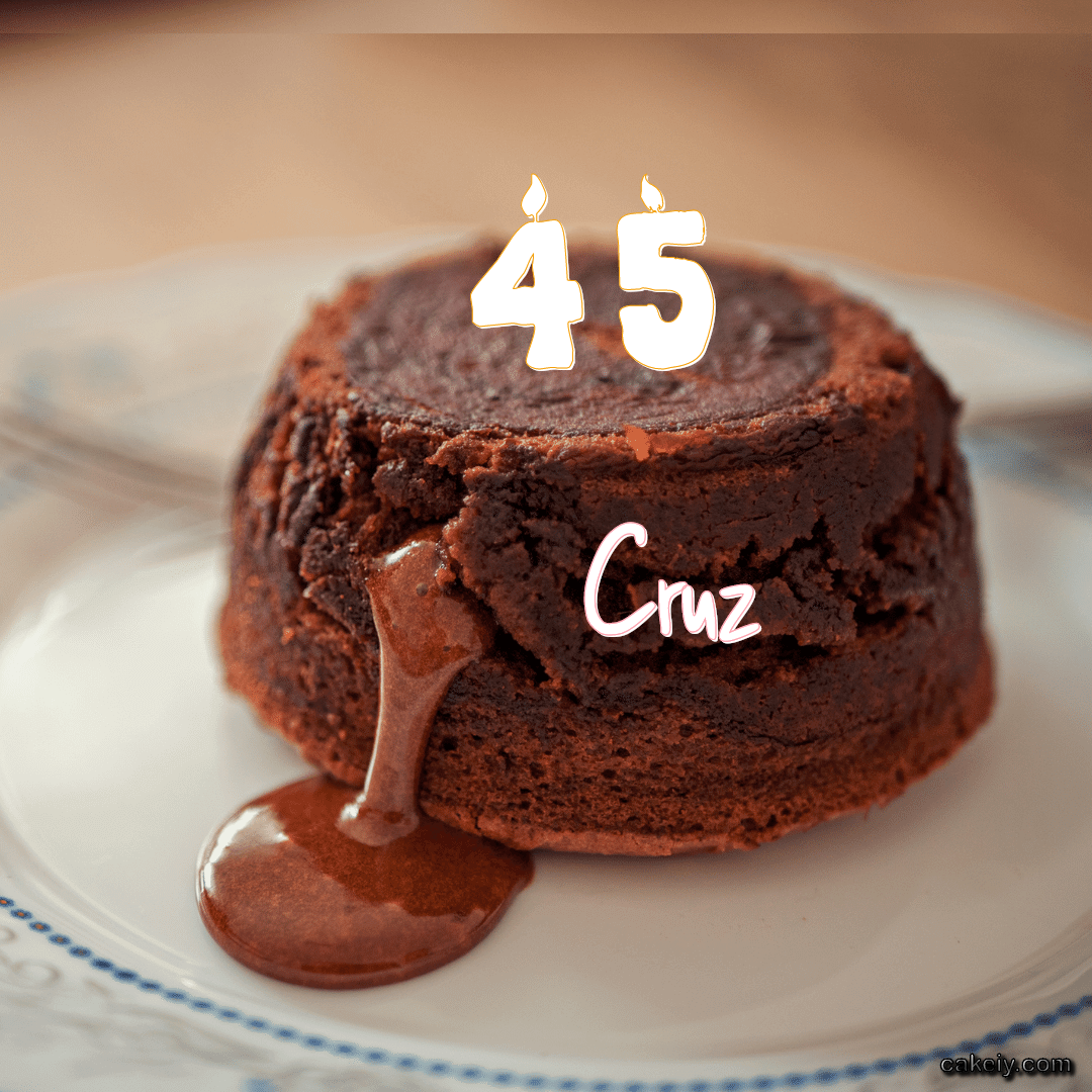 Choco Lava Cake for Cruz