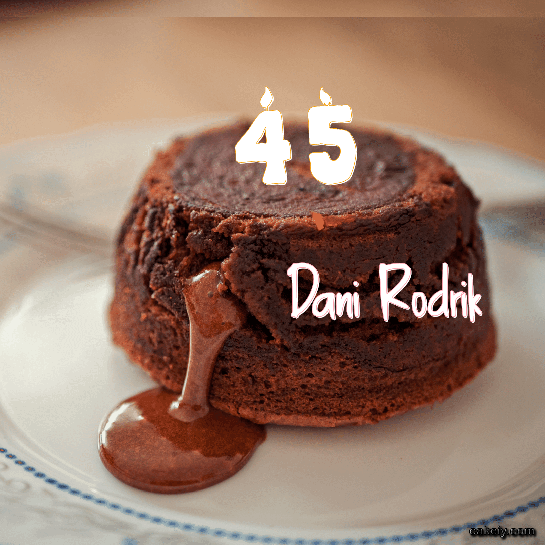 Choco Lava Cake for Dani Rodrik