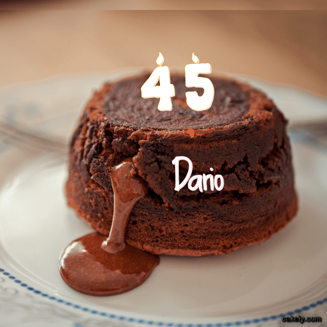 Choco Lava Cake for Dario
