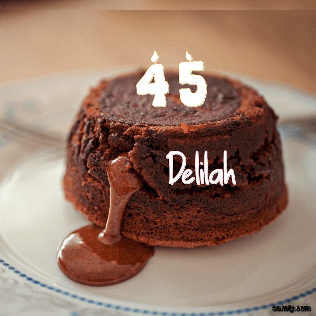 Choco Lava Cake for Delilah