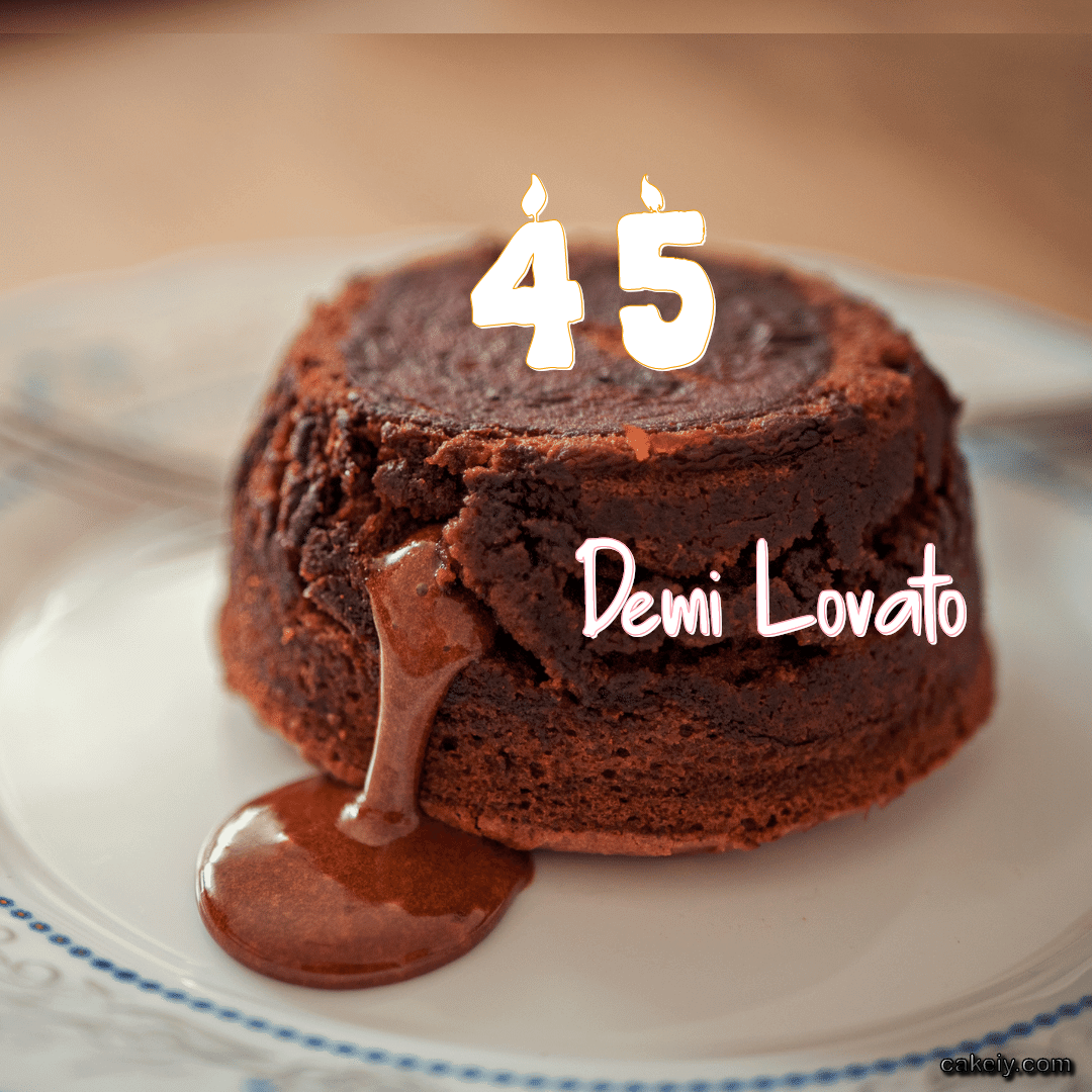 Choco Lava Cake for Demi Lovato