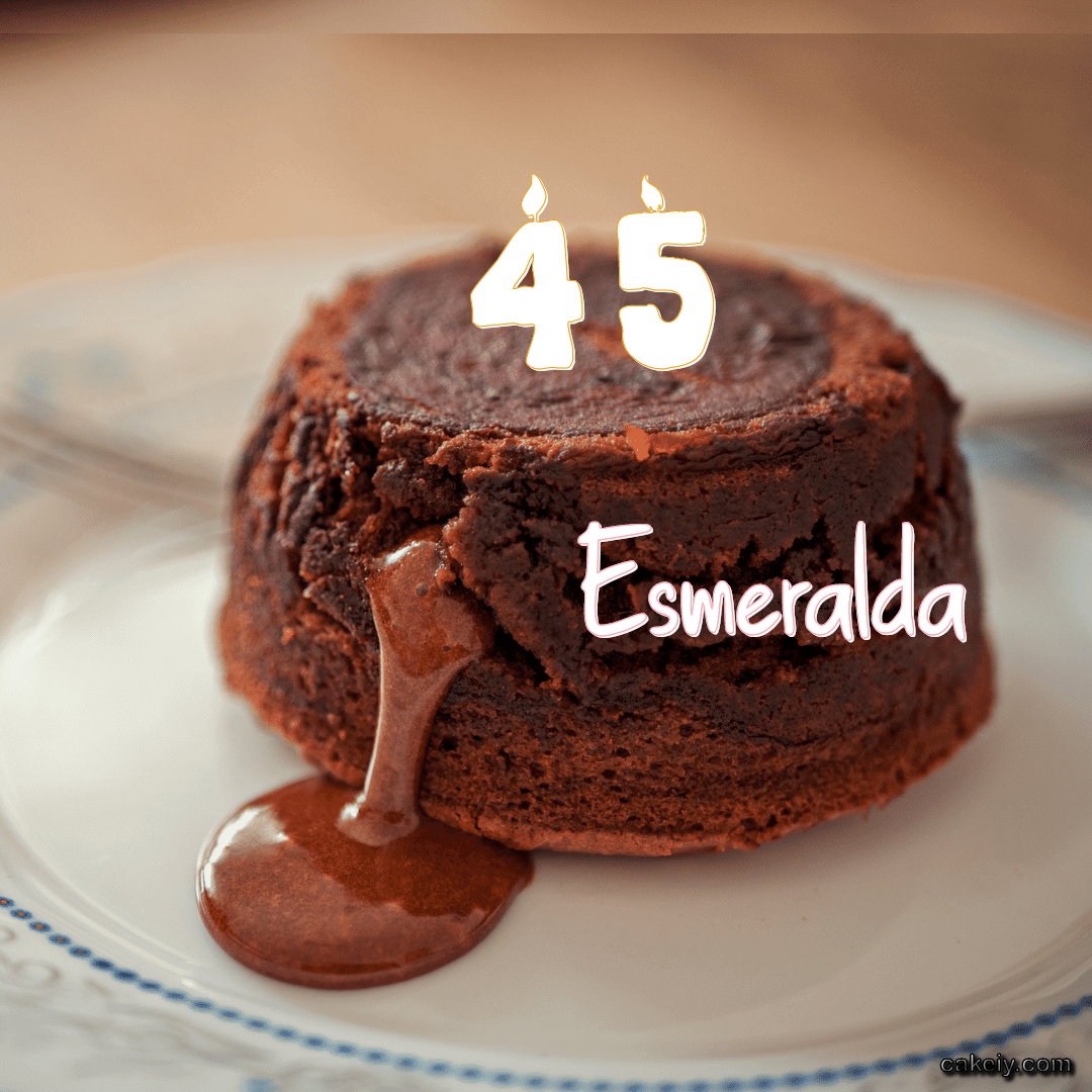 Choco Lava Cake for Esmeralda