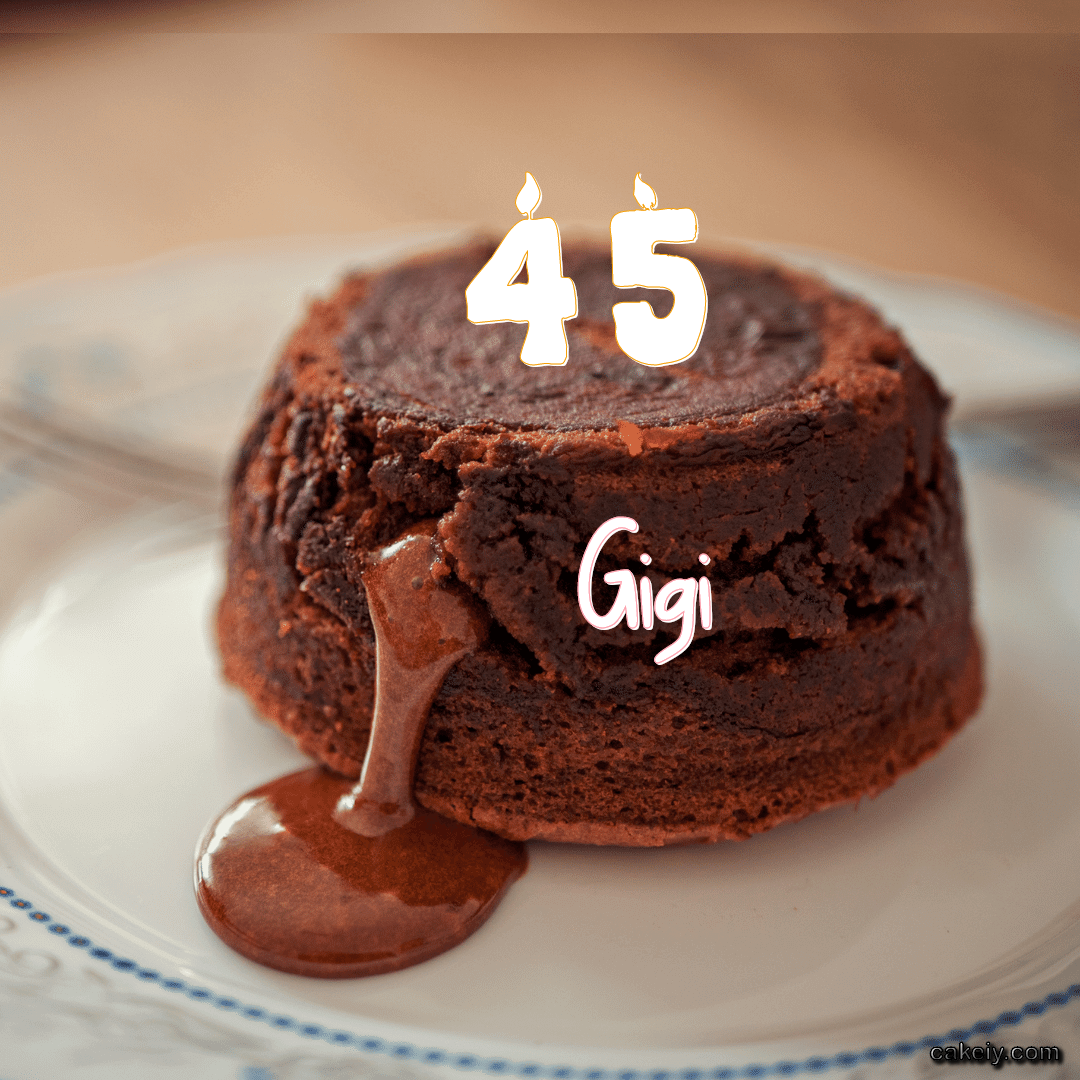 Choco Lava Cake for Gigi