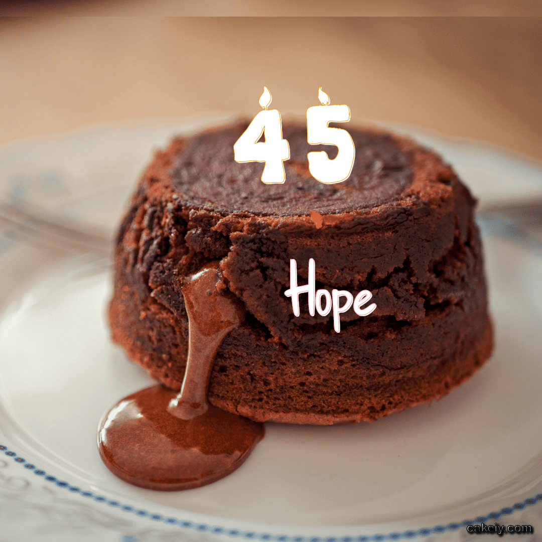 Choco Lava Cake for Hope