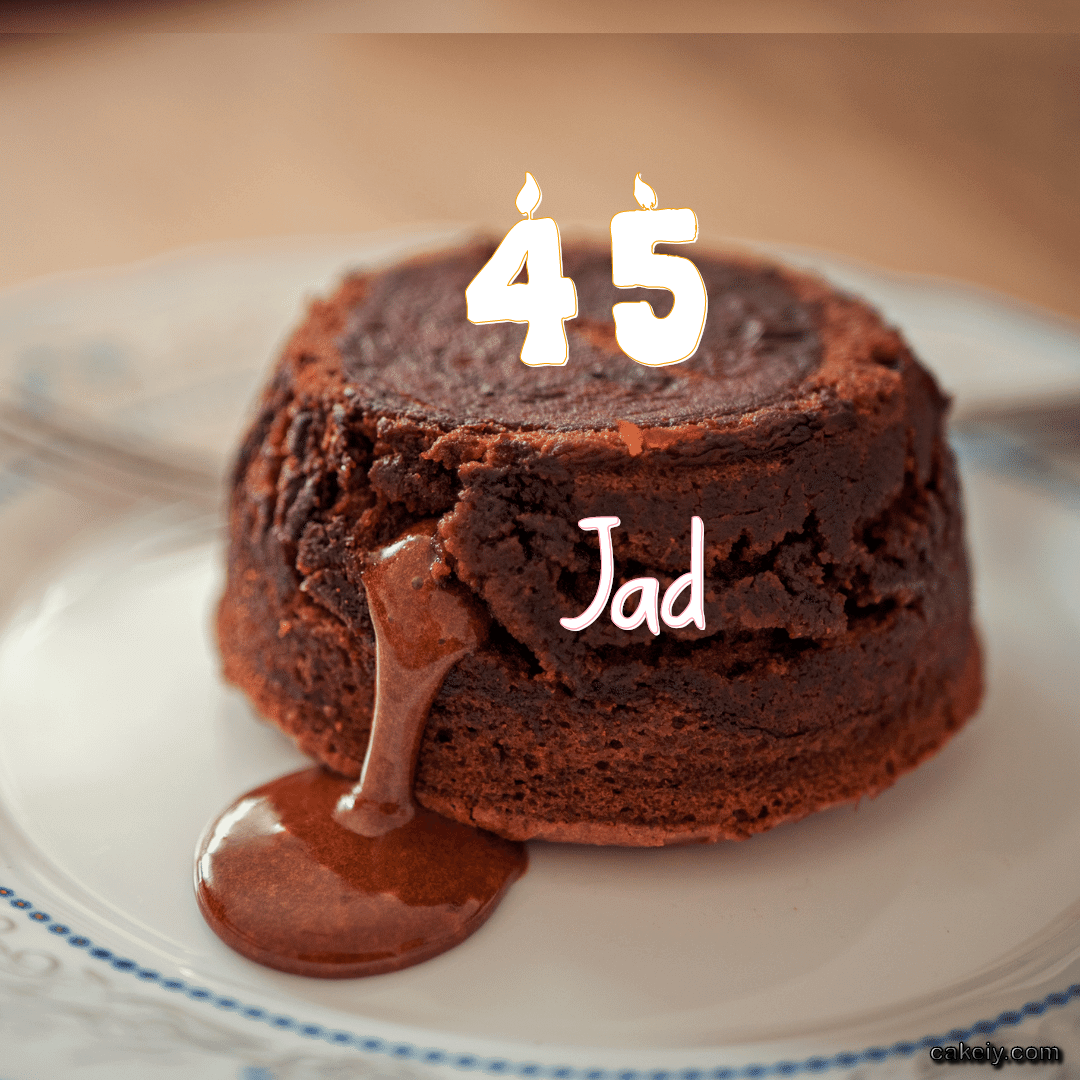 Choco Lava Cake for Jad