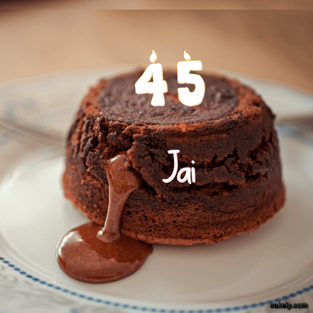 Choco Lava Cake for Jai