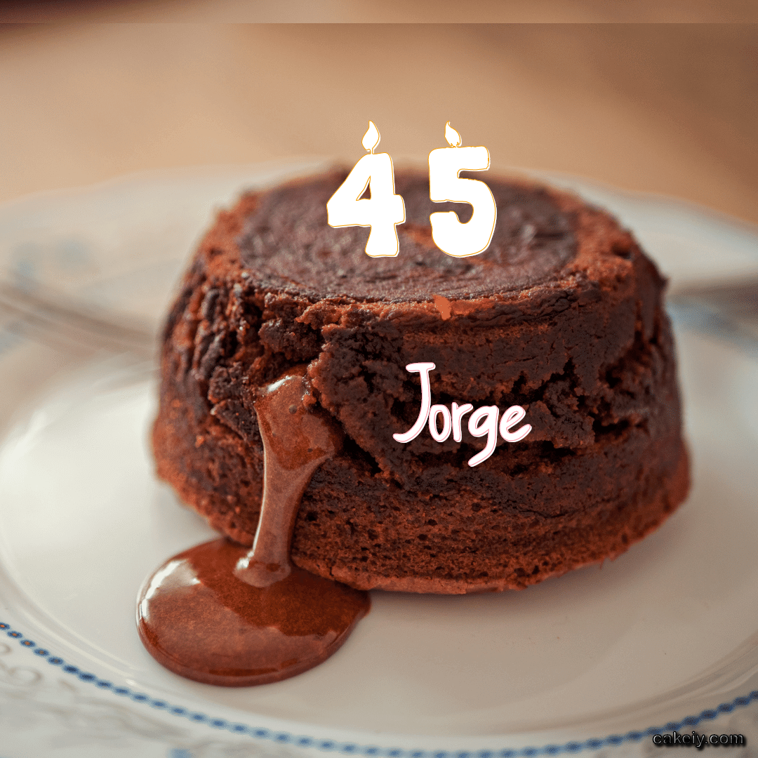 Choco Lava Cake for Jorge