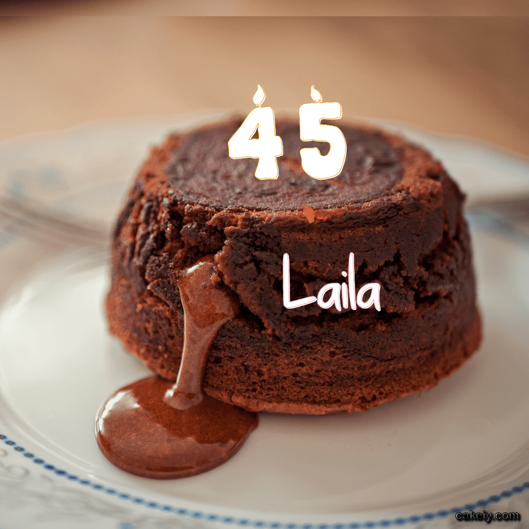 Choco Lava Cake for Laila