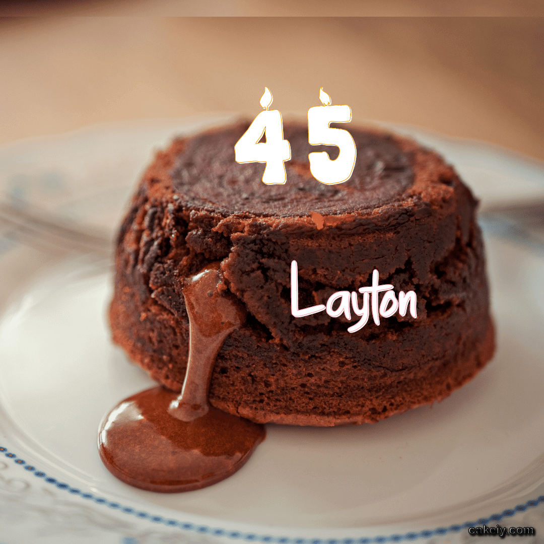 Choco Lava Cake for Layton