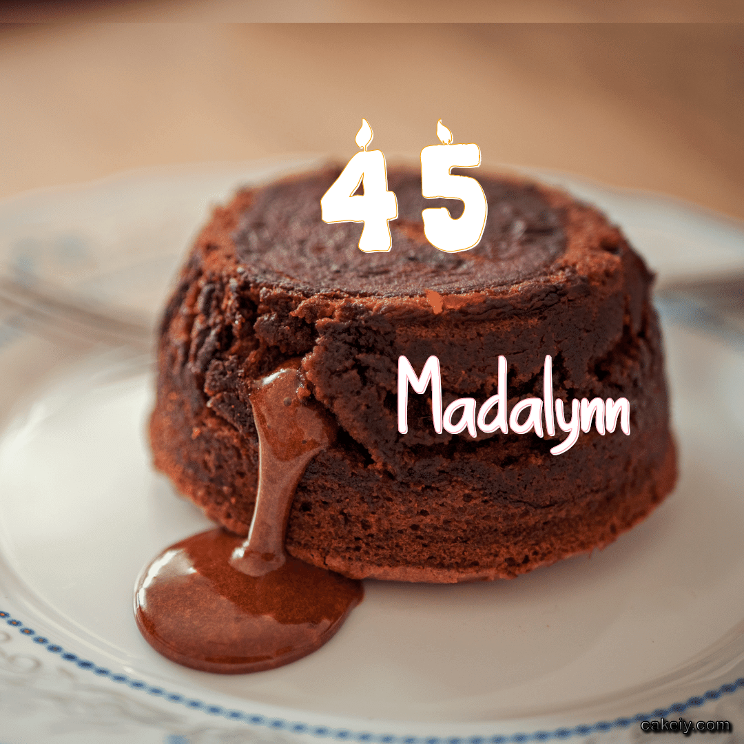Choco Lava Cake for Madalynn