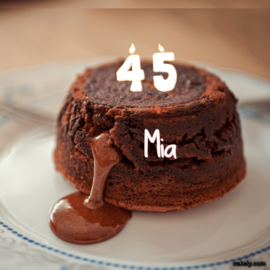 Choco Lava Cake for Mia
