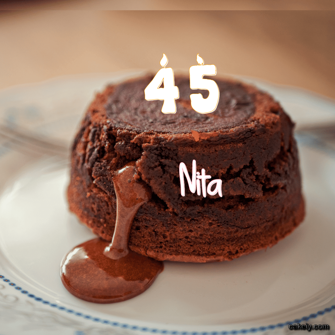 Choco Lava Cake for Nita