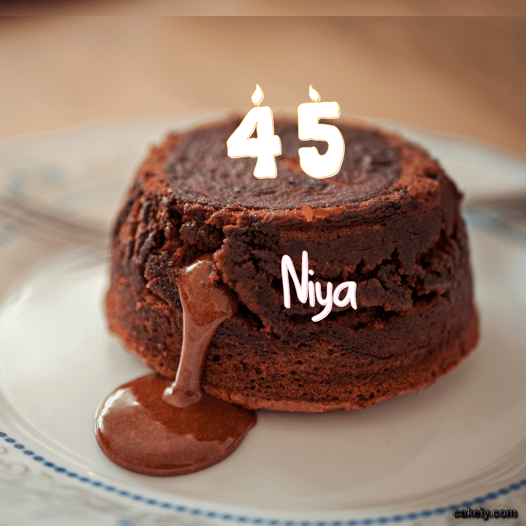 Choco Lava Cake for Niya