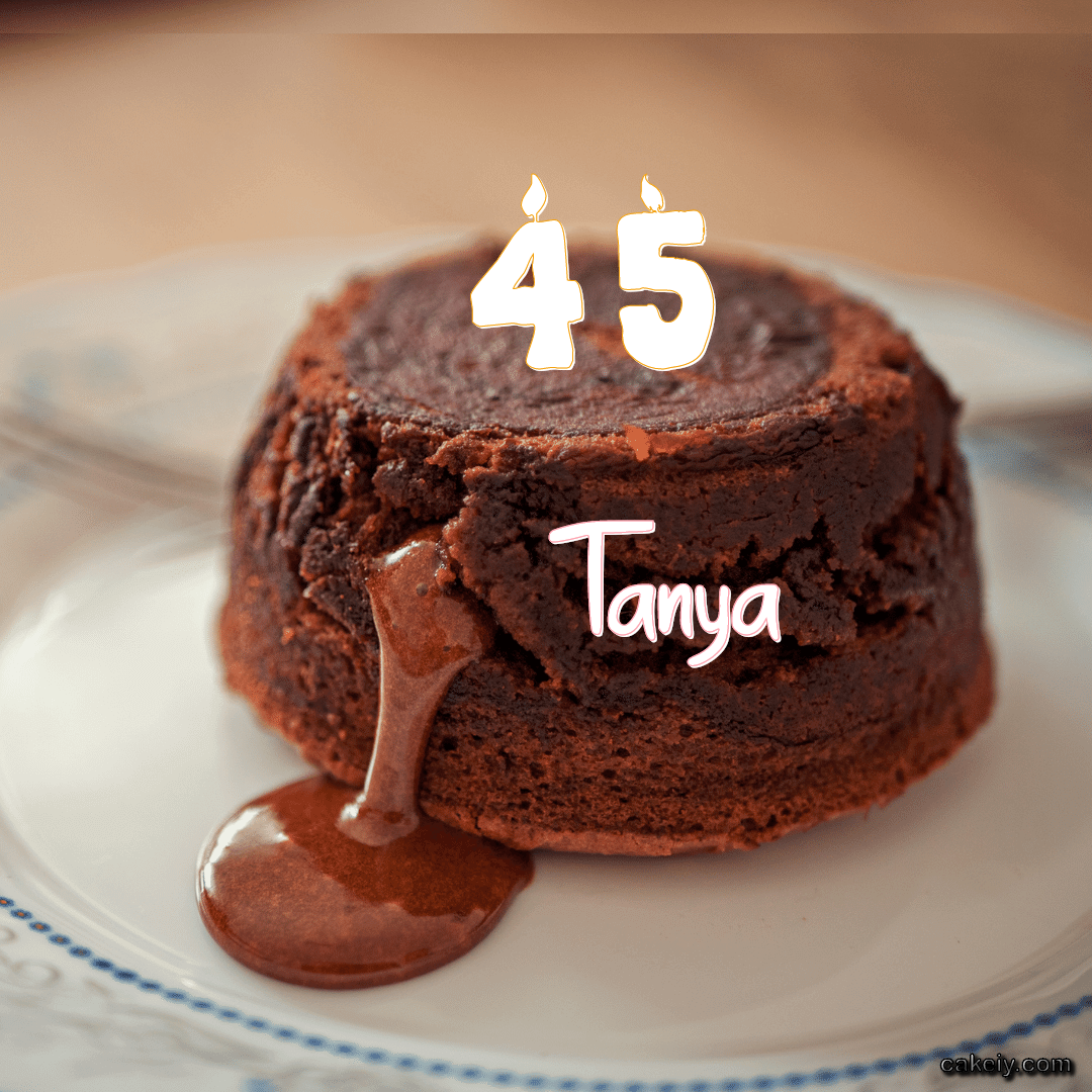 Choco Lava Cake for Tanya