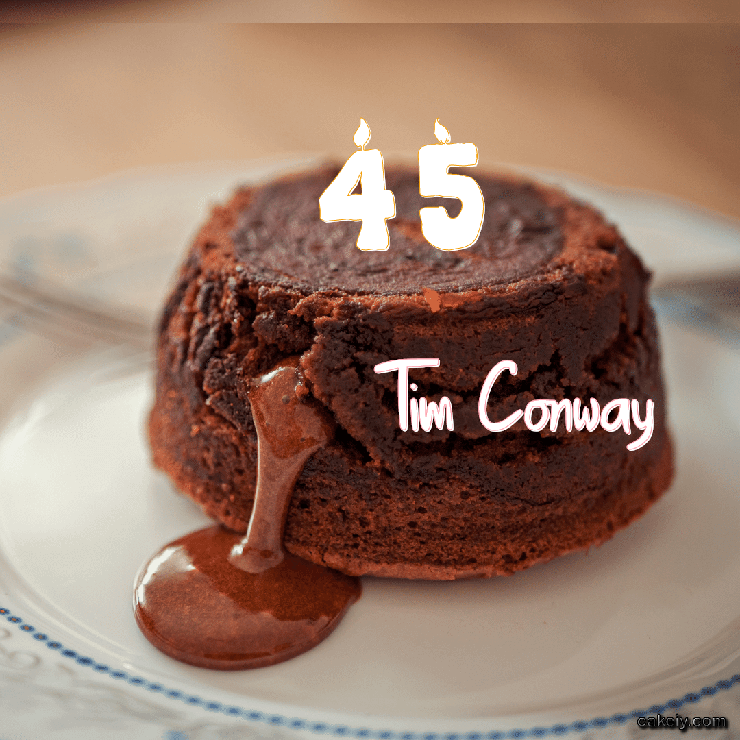 Choco Lava Cake for Tim Conway
