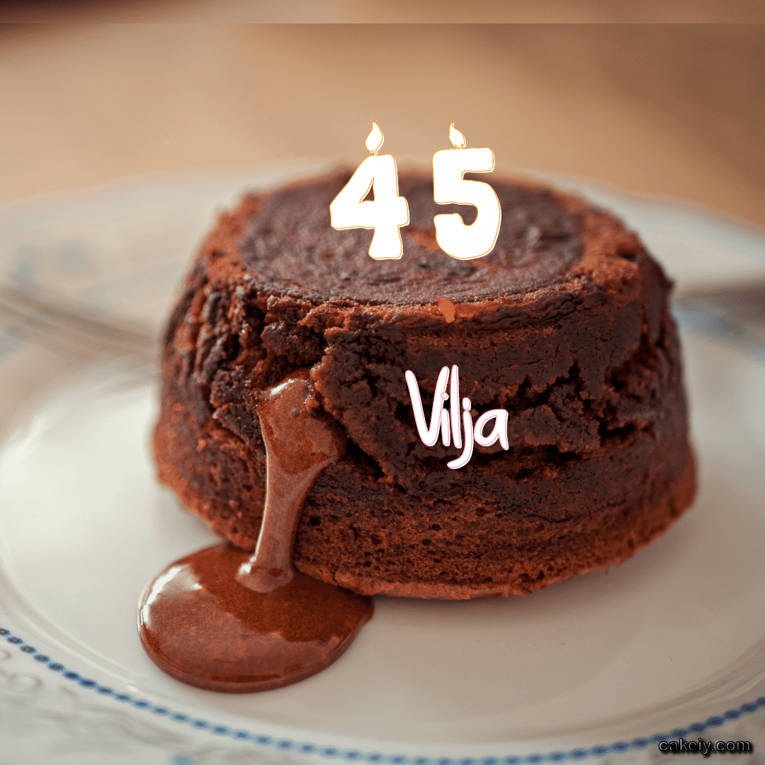Choco Lava Cake for Vilja