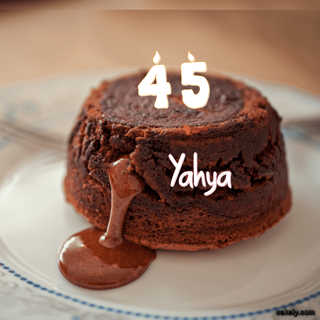 Choco Lava Cake for Yahya