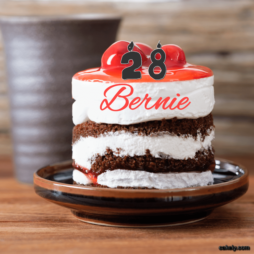Choco Plum Layer Cake for Bernie