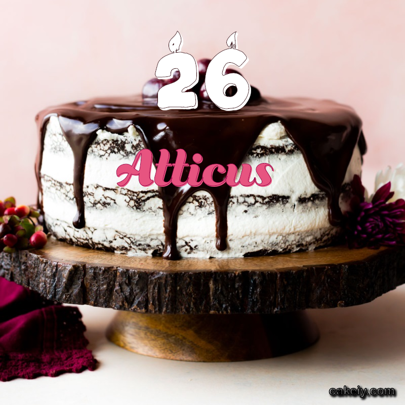 Chocolate cake black forest for Atticus
