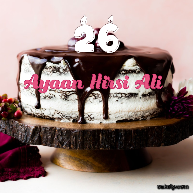 Chocolate cake black forest for Ayaan Hirsi Ali
