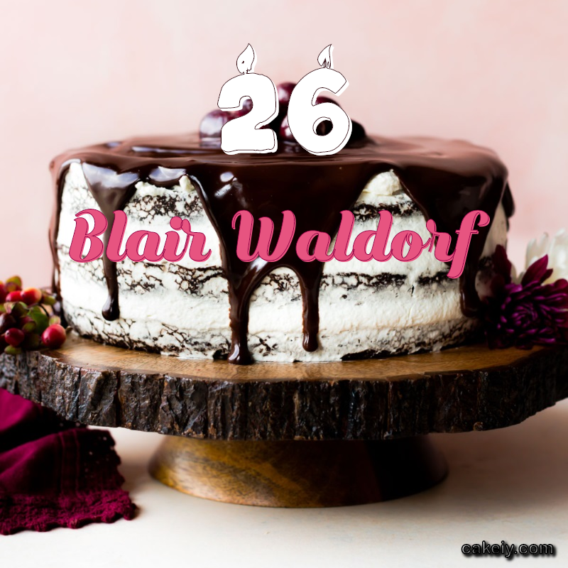 Chocolate cake black forest for Blair Waldorf