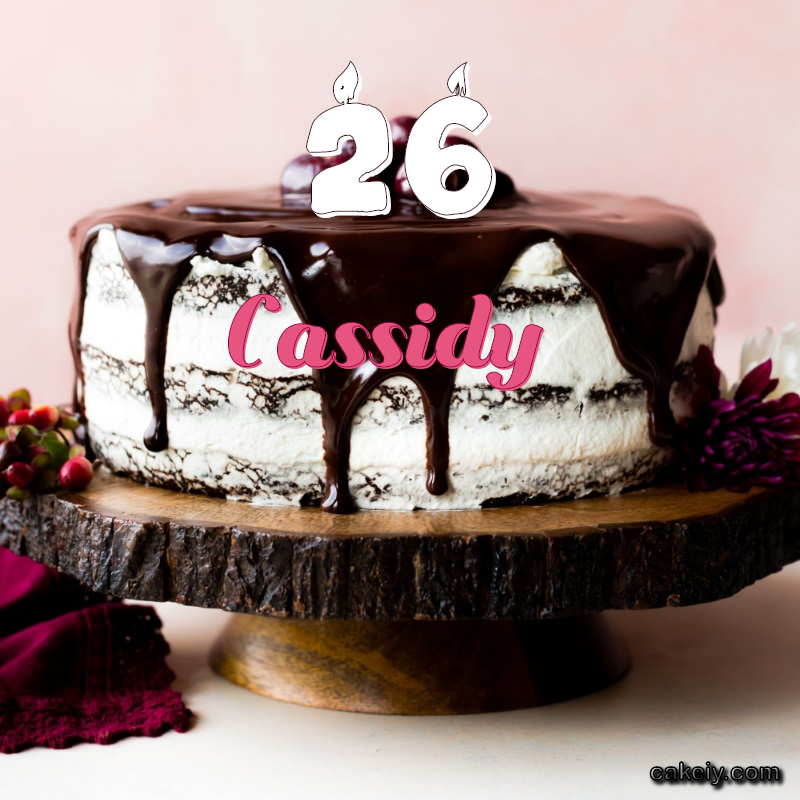 Chocolate cake black forest for Cassidy