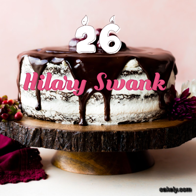 Chocolate cake black forest for Hilary Swank