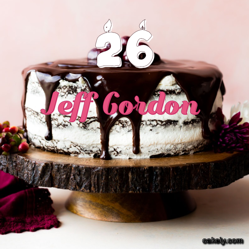 Chocolate cake black forest for Jeff Gordon