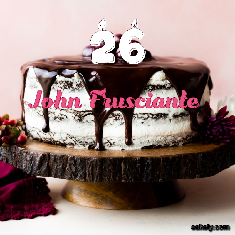 Chocolate cake black forest for John Frusciante