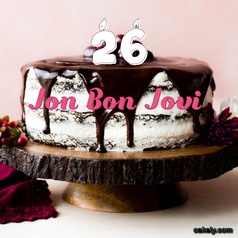 Chocolate cake black forest for Jon Bon Jovi