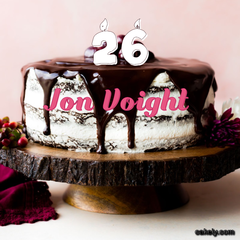 Chocolate cake black forest for Jon Voight